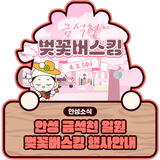2024 안성 금석천 벚꽃버스킹 행사 안내(4월 3일)