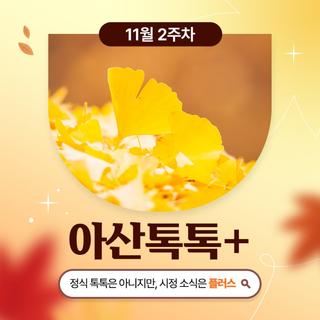 11월 2주차 '아산톡톡+'