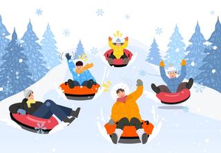 겨울엔 역시 눈썰매!(보은군 겨울철 눈썰매장 안내)