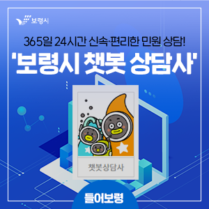 [들어보령] 인공지능 활용 챗봇 시스템 '보령시 챗봇 상담사' 운영