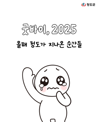 청도군 컷툰 '2025년 한 해를 돌아보며'
