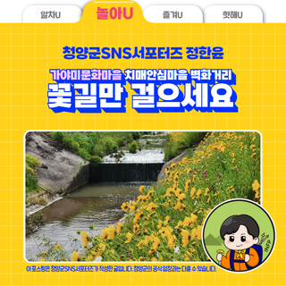 꽃길만 걸으세요 가야미문화마을 치매안심마을 벽화거리