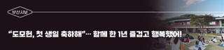 [부산시보] "도모헌, 첫 생일 축하해"... 함께 한 1년 즐겁고 행복했어!