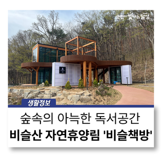 비슬산 자연휴양림 '비슬책방' 산에서 즐기는 텍스트힙