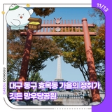 대구 동구 효목동 가을의 정취가 깃든 망우당공원