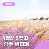 ✨광주 WEEK✨ 10월 5주차 놓치면 후회할 이번 주 광주 소식!
