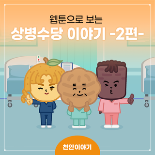 웹툰으로 보는 '천안시 상병수당 이야기' -2편-