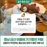충남 금산 카페 추천, 여름에 가기 좋은 카페 5곳 삼동이가 추천해드릴게요!