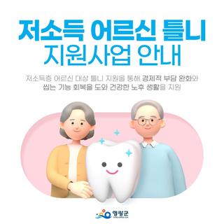 2025년 영광군 저소득 어르신 틀니 지원사업
