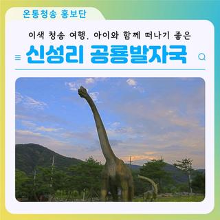 이색 청송 여행, 아이와 함께 떠나기 좋은 신성리공룡발자국