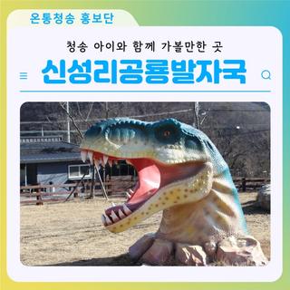 청송 아이와 함께 가볼만한 곳 신성리공룡발자국