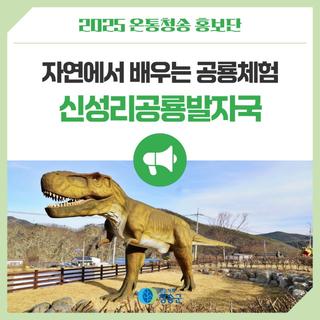 자연에서 배우는 공룡체험 신성리공룡발자국