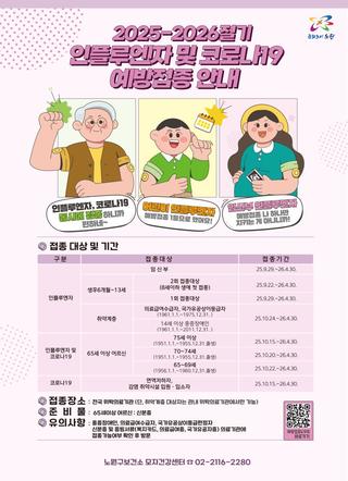 독감 무료 예방 접종으로 올겨울도 건강 걱정은 끝! 인플루엔자 3가 백신, 코로나19, 65세 이상 어르신, 어린이, 임신부, 취약계층 등