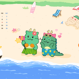 [조아용 배경화면] 8월 조아용 배경화면을 다운받아 사용하세용!
