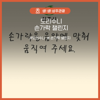 도리수니 손가락 챌린지