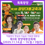 ✨제3회 광양대봉감축제 ✨