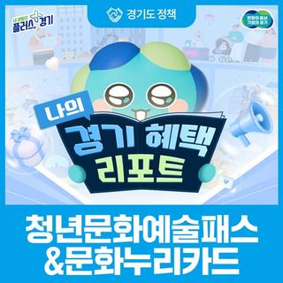 나의 경기 혜택 리포트 | 청년문화예술패스&문화누리카드