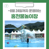 [홍천 가볼만한곳] ~8월 24일까지 운영하는 시원함 가득한 홍천물놀이장