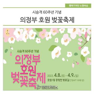 시승격 60주년 기념 의정부 호원 벚꽃축제