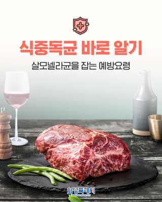 식중독균 바로 알기 <살모넬라균을 잡는 예방요령>