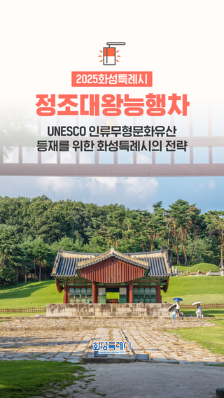 정조대왕능행차, 유네스코 등재를 향한 화성시의 한 걸음