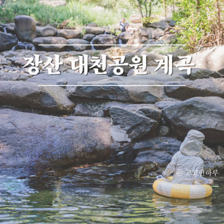 [해랑] 해운대 장산 대천공원 계곡 주차 준비물