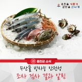 옹진군, 수산물 방사능 안전성 조사 검사 결과 알림