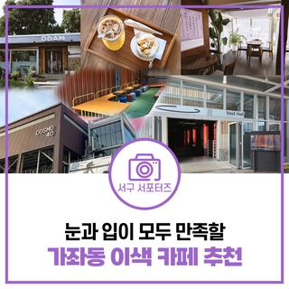 지금 이 시기 가보기 좋은 가좌동 이색 카페 추천!