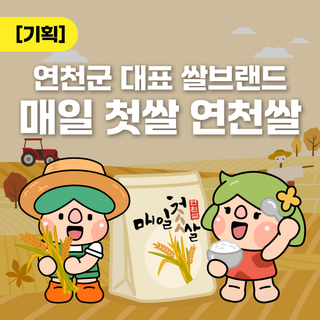 연천의 보배, 연진이 밥상에 올라오다 – 매일첫쌀 연천쌀