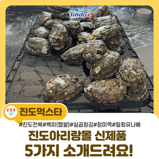 [진도 먹거리 선물] 진도아리랑몰 신제품 5가지 소개드려요~!