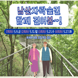 어르신 산책동행 자원봉사 <남산자락숲길 함께 걸어봄!>