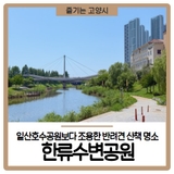 한류수변공원 산책 코스 일산호수공원보다 조용한 반려견 산책 명소