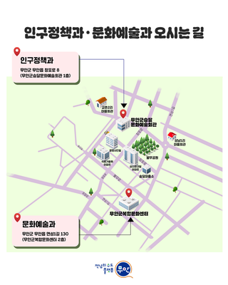 무안군 신설부서 찾아오시는 길