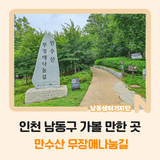 인천 남동구 가볼 만한 곳 [만수산 무장애나눔길]