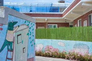 6월의 와야리 벽화마을 풍경