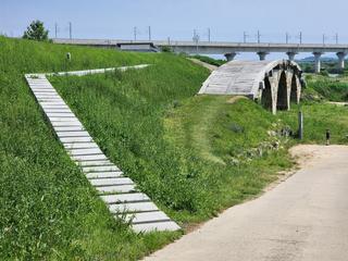 논산, 아름다운 홍예교 중 하나 미내천 미내다리[조암교]