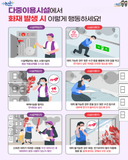 11월 안전한바퀴 - 다중이용시설 화재 발생 시 국민행동요령