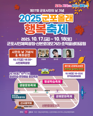 행복을 찾는다면? 2025 군포올래행복축제