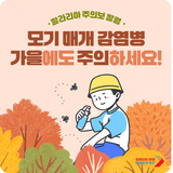 말라리아 주의보 발령, 가을 모기 조심하세요~!