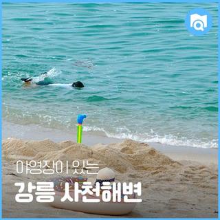 야영장이 있는 강릉 사천해변