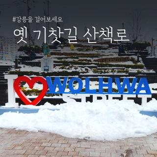 강릉 옛 기찻길 산책로 월화교 월화정 노암터널