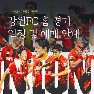 강원FC 홈 경기 일정 및 예매 안내