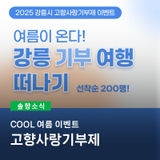 여름이 온다! 강릉 기부 여행 떠나기 고향사랑기부제