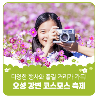 다양한 행사와 즐길 거리가 가득~ 2024 오성 강변 코스모스 축제