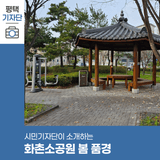 평택시민기자단 | 평택 통복리의 조용한 마을에 위치한 화촌소공원 봄 품경