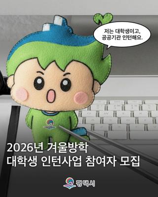 평택시 대학생 인턴 모집! 공공기관 업무 경험 기회 놓치지 마세요