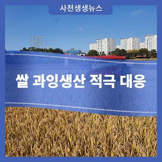 쌀 과잉생산 적극 대응