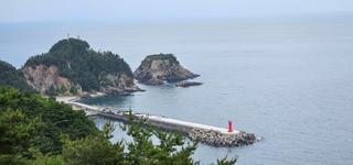 덕산항이 내려다 보이는 언덕, 덕산해안길로의 산책코스 | 삼척 가볼만한곳