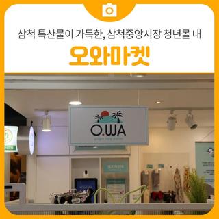 삼척 특산물이 가득한 '삼척중앙시장 청년몰 오와마켓' | 삼척 가볼만한곳