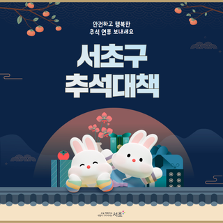 서초구민의 안전하고 행복한 명절을 위한 "서초구 추석대책"
